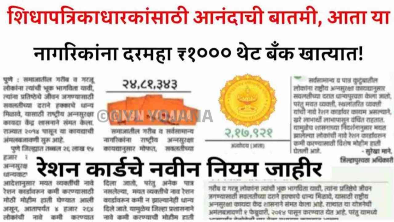 APL Ration card Cash